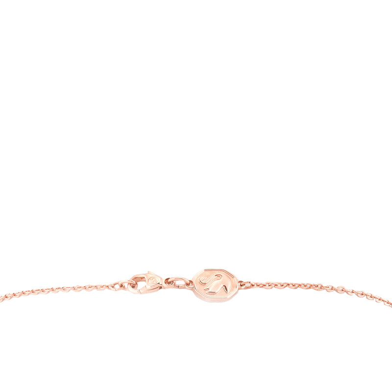 Swarovski Signum Rose Gold-Tone Plated Swam Y Necklace 5628565 ...