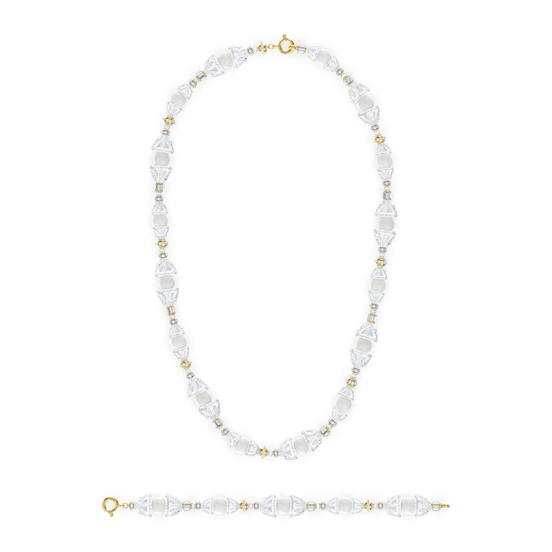 Swarovski Somnia Necklace & Bracelet Set 5610981 9009656109816