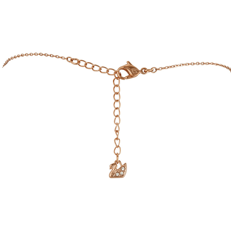 Swarovski Sparkling Dance Round Necklace in Rose Gold 5272364 