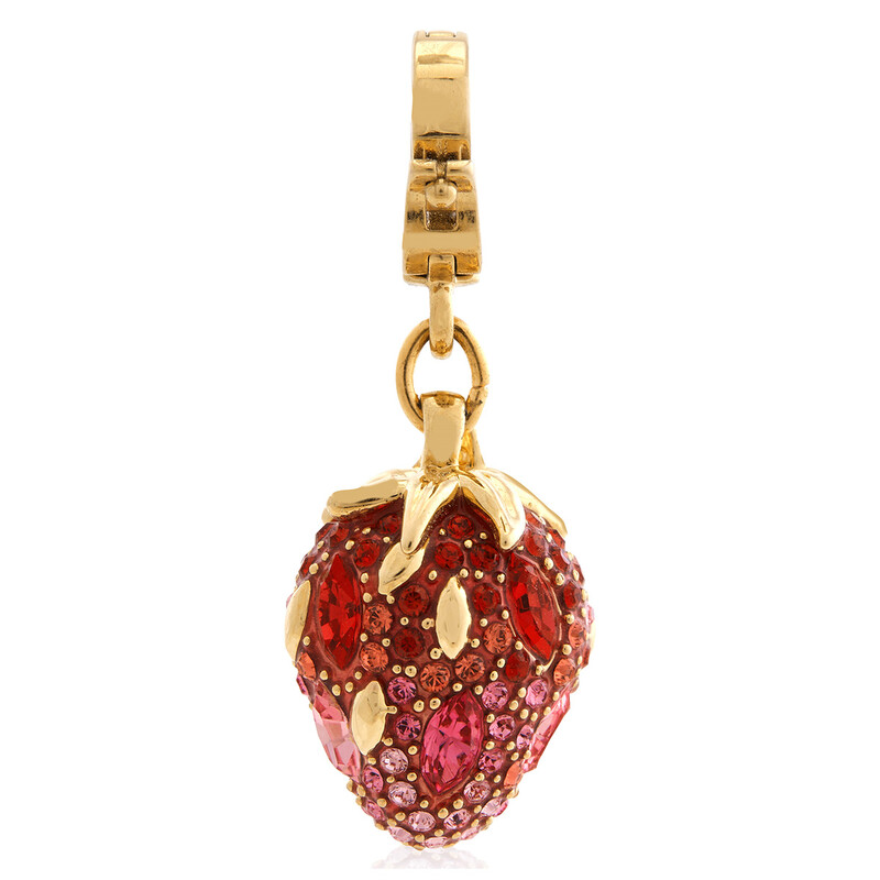 Swarovski Strawberry Crstal Charm 5743136 9009657431367 - Jewelry