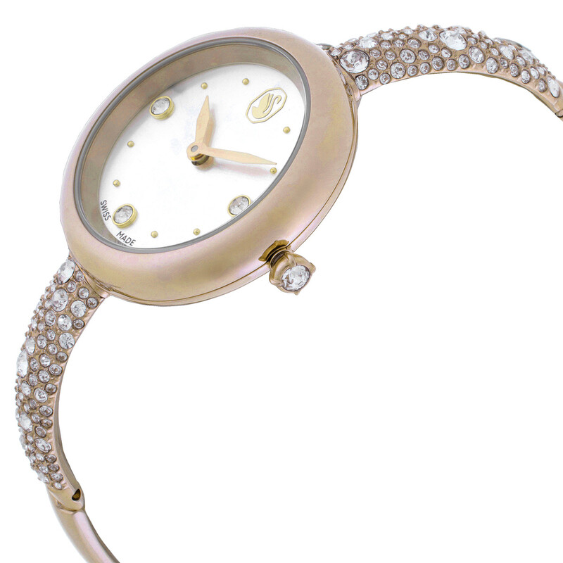 SWAROVSKI シリコンウォッチ 腕時計 Swarovski Sublima Quartz Crystal Ladies Bangle Watch 5734635