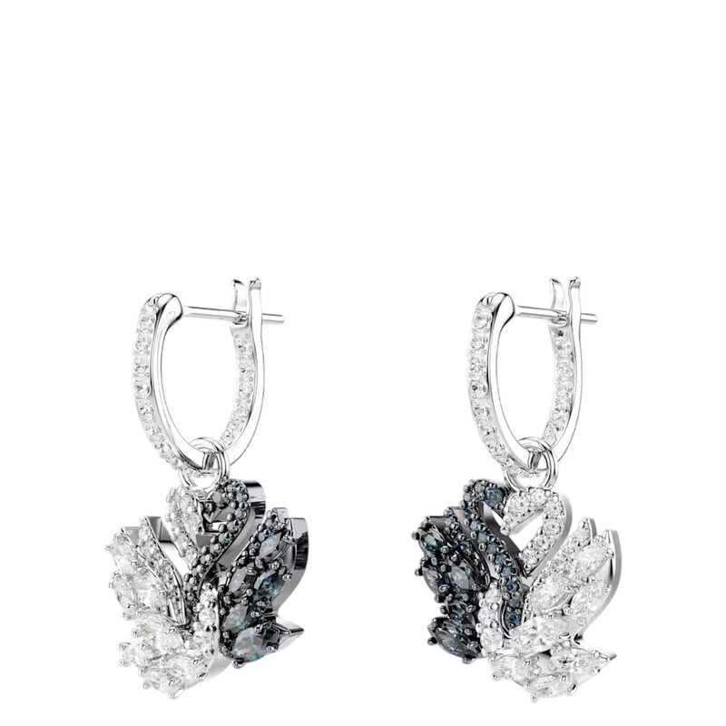 Swarovski Swan Drop Earrings 5705728 9009657057284 - Jewelry, Swan