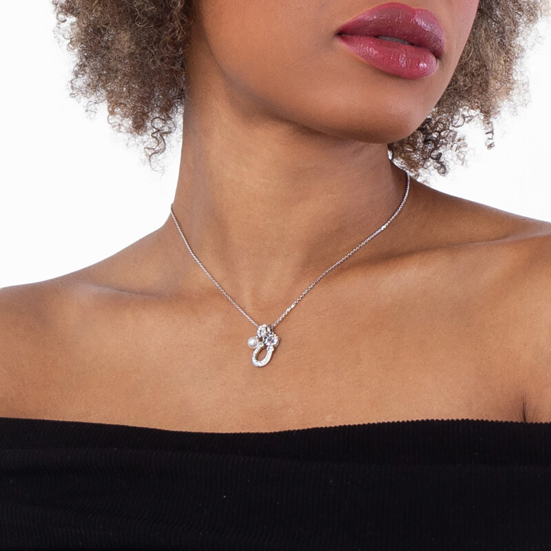 Swarovski Symbolica Crystal Pearl Pendant Necklace 5736247