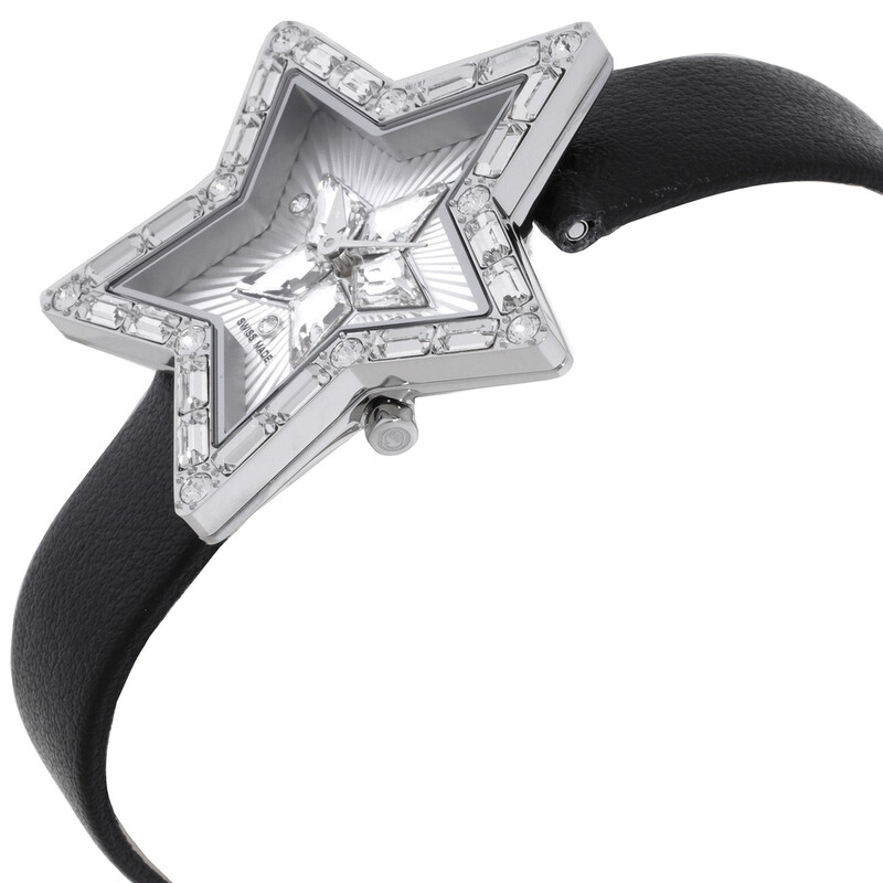 Swarovski Symbolica Star Quartz Crystal Silver Dial Ladies Watch ...
