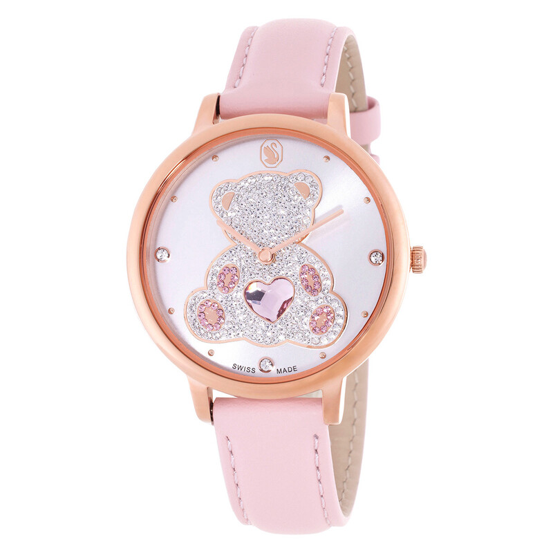 Swarovski Teddy Quartz Crystal Ladies Watch 5739838 9009657398387