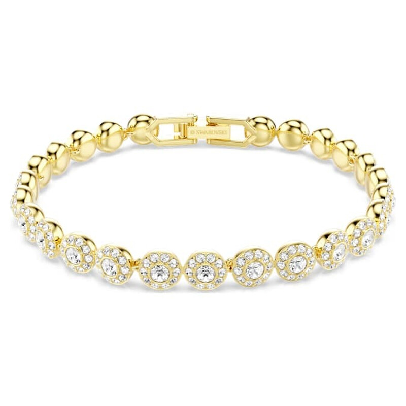 Swarovski Una Angelic Gold-Tone Plated Bracelet, Size S 5749386