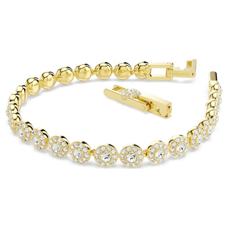 Swarovski Una Angelic Gold-Tone Plated Bracelet, Size S 5749386
