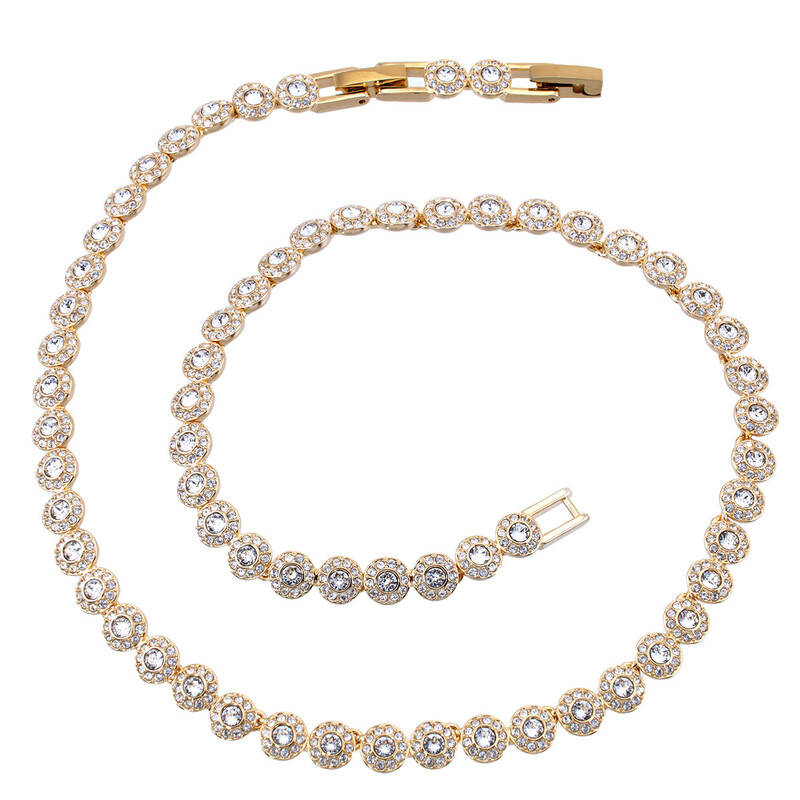 Swarovski Una Angelic Gold-Tone Plated Necklace 5751560