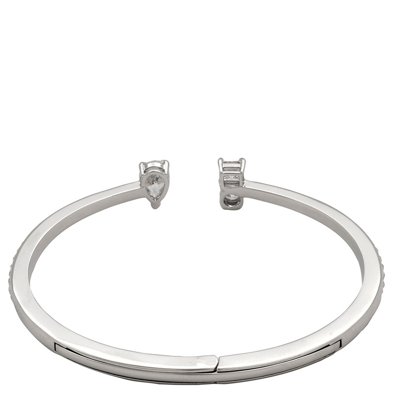 Swarovski Attract Cuff Rhodium Shiny White, Size L 5572664
