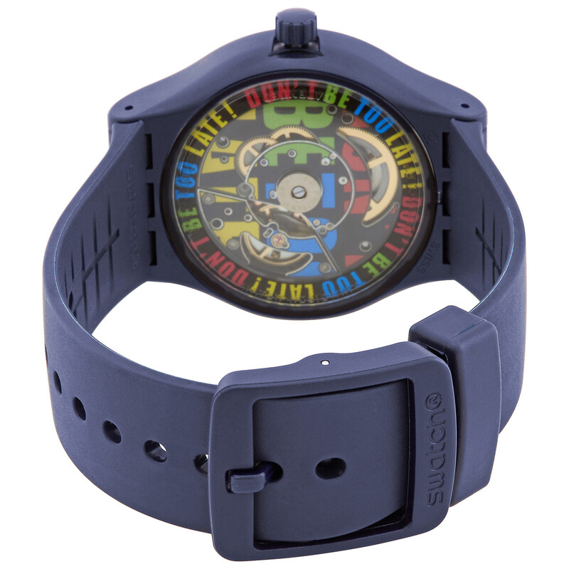 Swatch 1983 Waktu51 Automatic Blue Dial Unisex Watch SO30N400