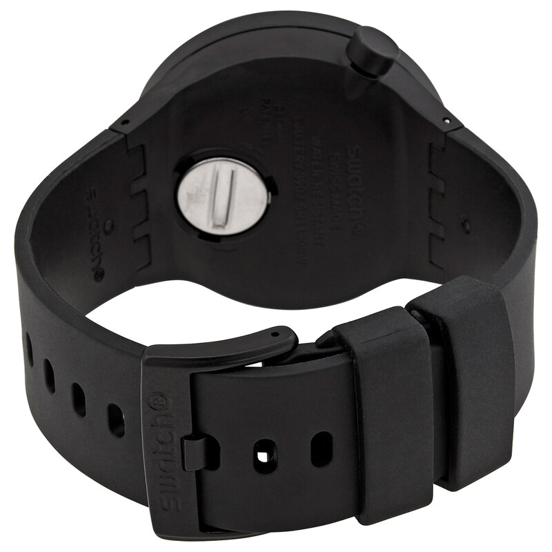 Swatch Bioceramic Quartz Black Dial Men display picture 3