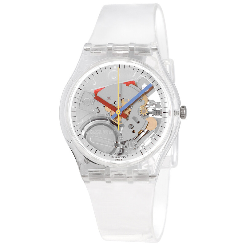 Swatch Clearly Gent Quartz Men's Watch SO28K100 7610522872523