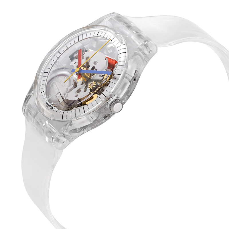 Swatch Clearly Gent Quartz Men's Watch SO28K100 7610522872523