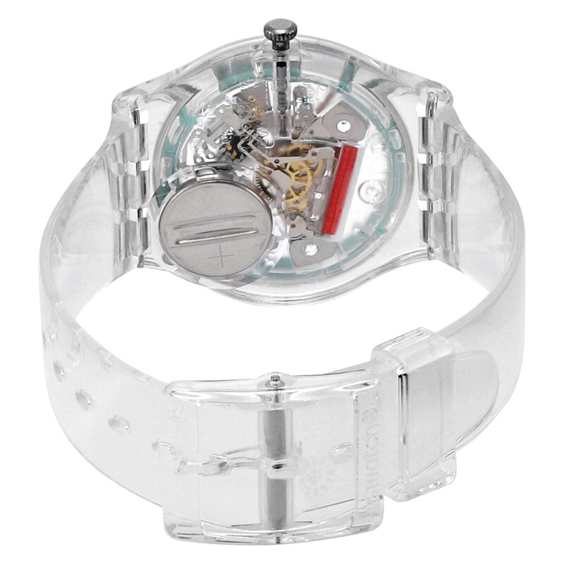 Swatch Clearly Gent Quartz Men's Watch SO28K100 7610522872523