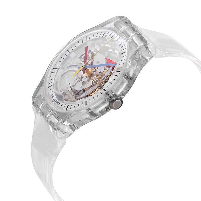 Swatch Clearly New Gent Quartz Men's Watch SO29K100 7610522872530
