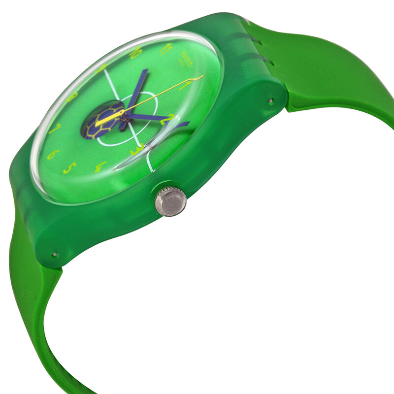 Swatch Entusiasmo Green Dial Unisex Watch SUOZ175 054362635738
