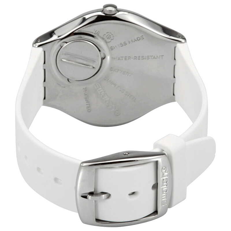 Swatch Irony Skindoree Quartz Silver Dial Ladies Watch  display picture 3