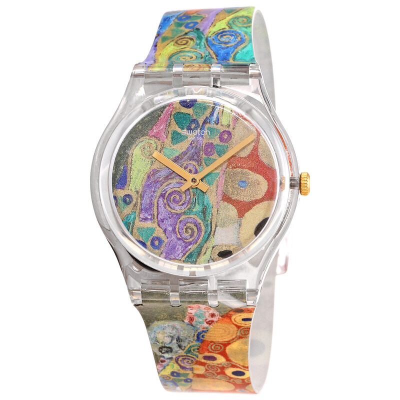 セール　新品未使用　swatch クリムト　MoMA 美術館　GZ349 Swatch Moma Hope II by Gustav Klimt Quartz Unisex Watch GZ349