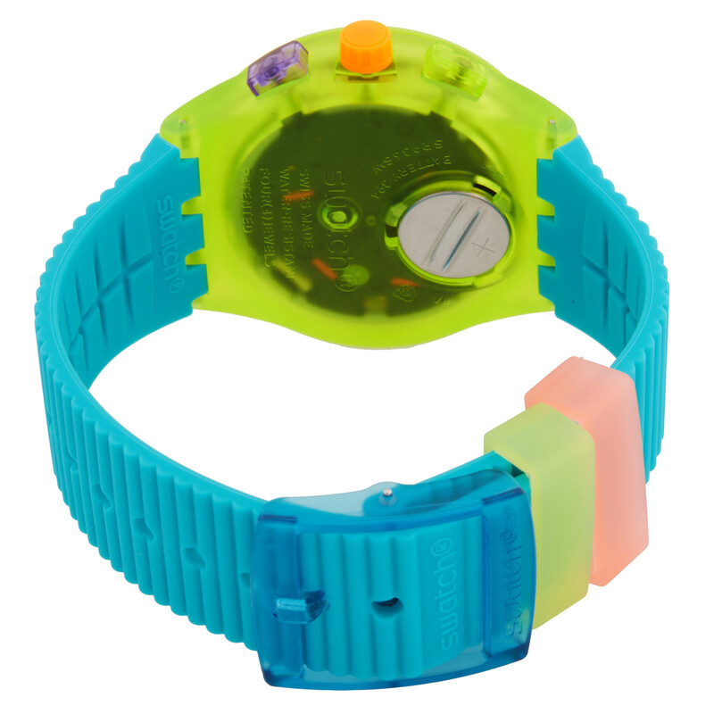 Swatch Neon Wave Chronograph Quartz Unisex Watch SUSJ404