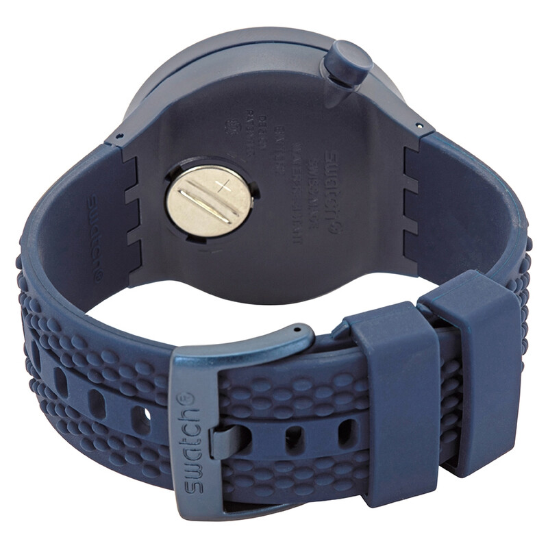 Swatch Quartz Blue Dial Blue Silicone Watch SO27N100  display picture 1