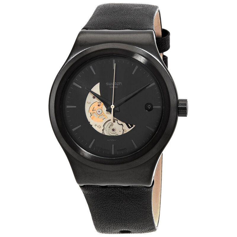 Swatch Sistem Pilote Automatic Black Dial Men's Watch YIB404