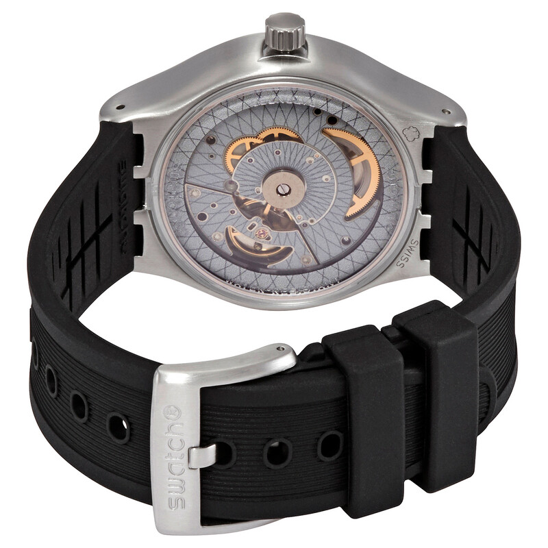Swatch Sistem Through Again Automatic Grey Dial Men's Watch YIS431