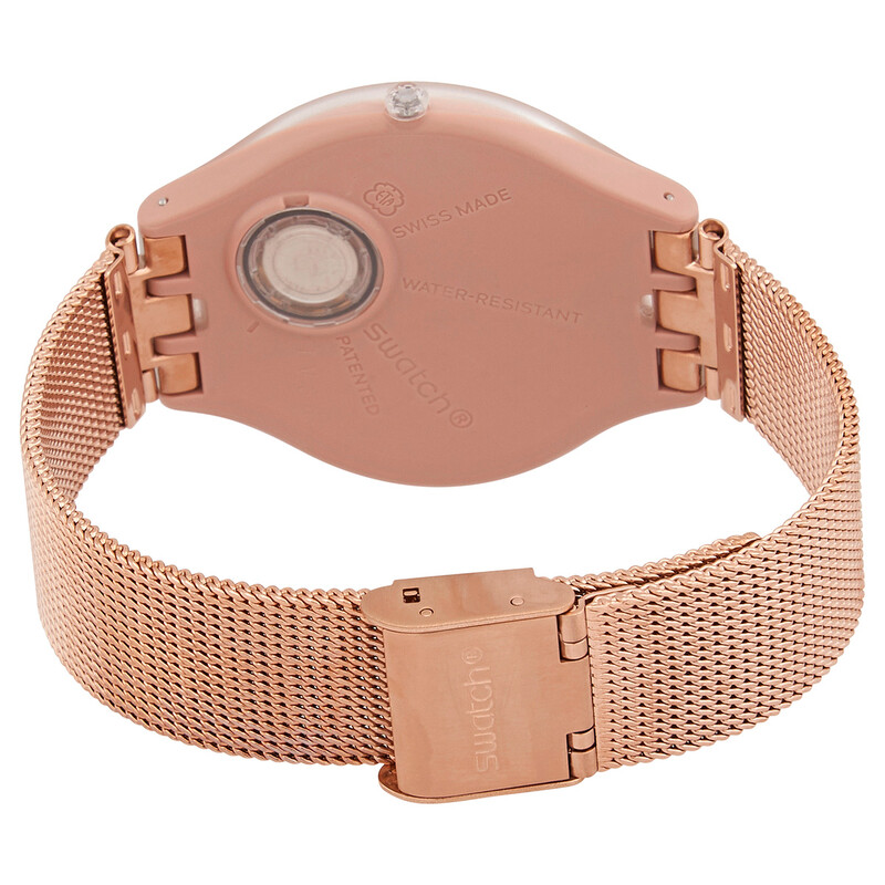 Swatch Skinchic Quartz Pink Dial Ladies Watch SVUP100M  display picture 2