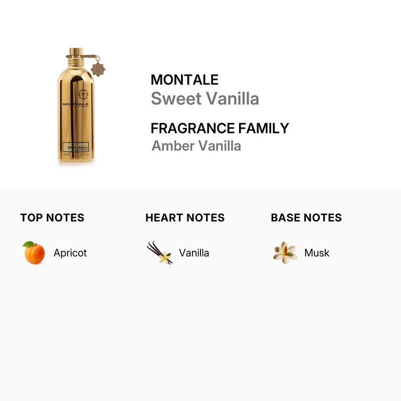 Montale Sweet Vanilla / Montale EDP Spray 3.3 oz (100 ml) (u