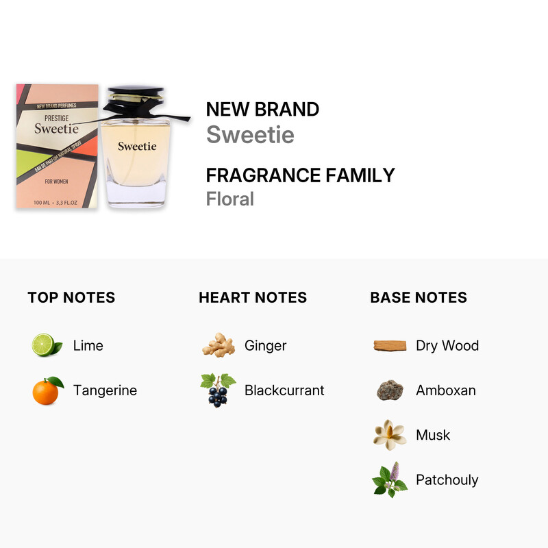 New Brand Sweetie by New Brand for Women - 3.3 oz EDP Spray