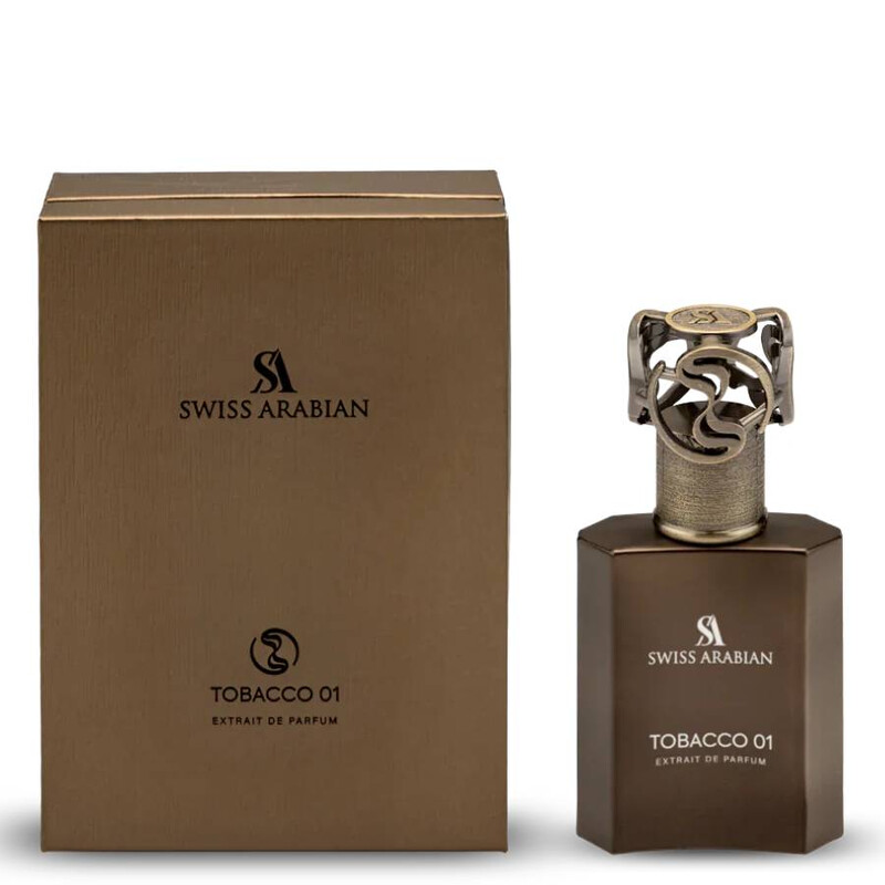 Swiss Arabian Unisex Heritage Tobacco 01 Extrait de Parfum Spray 1.69 oz  Fragrances 6295124046926