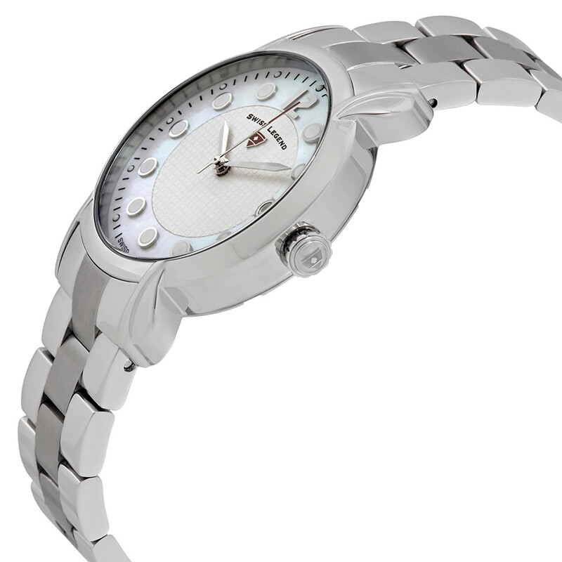 Swiss Legend Layla White Mother of Pearl Dial Ladies Watch SL