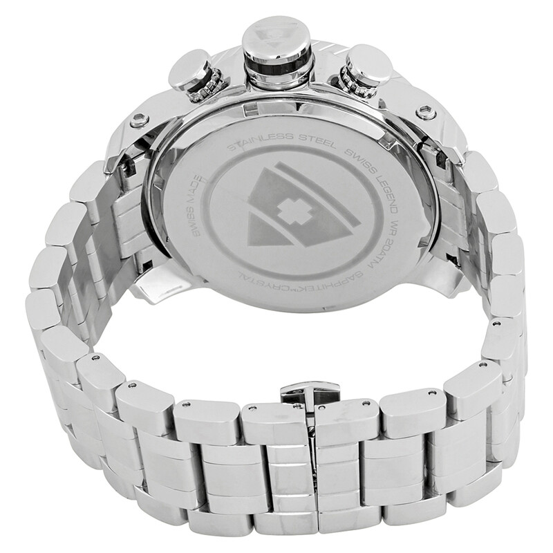 Swiss Legend Seagate Chronograph Black Dial Men's Watch SL-10624SM