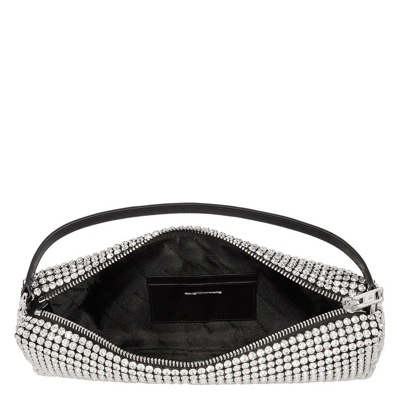 T By Alexander Wang Rhinestone Mesh Heiress Soft Bag 20124P02M