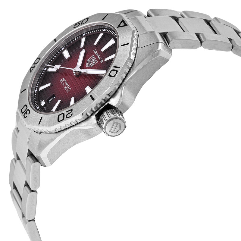 Tag Heuer Aquaracer Automatic Red Dial Men display picture 1