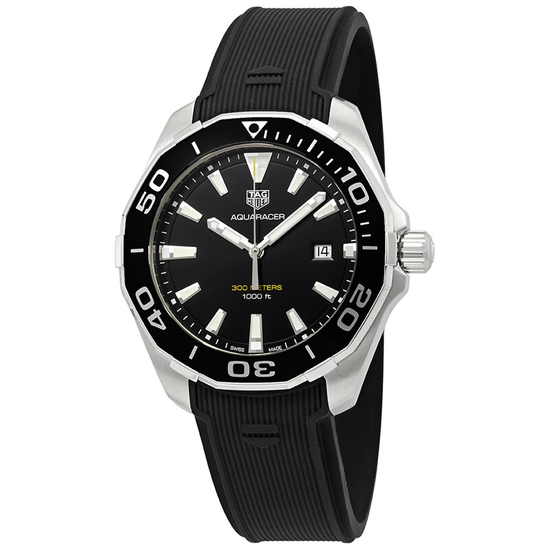 Tag Heuer Aquaracer Black Sunray Dial Men's Watch WAY101A.FT6141