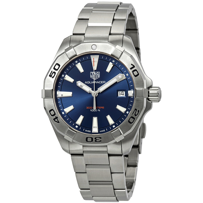 Tag Heuer Aquaracer Blue Brushed Dial Men's Watch WBD1112.BA0928