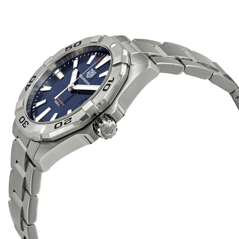 Tag Heuer Aquaracer Blue Brushed Dial Men's Watch WBD1112.BA0928