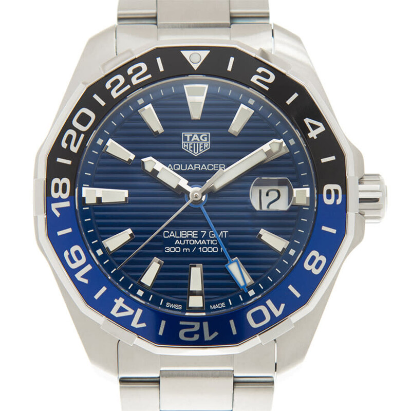 Tag Heuer Aquaracer GMT Automatic Blue Dial Men's Watch WAY201T
