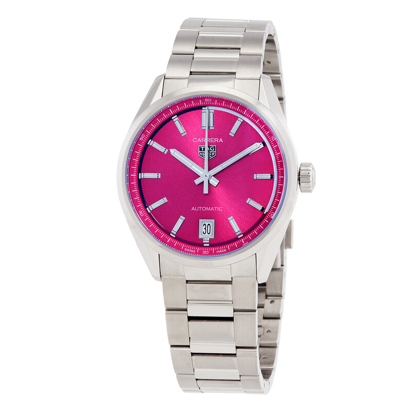 TAG HEUER エクスクルーシブ デイト クォーツ ピンク　WN1319 Tag Heuer Carrera Automatic Vivid Pink Dial Unisex Watch WBN2313