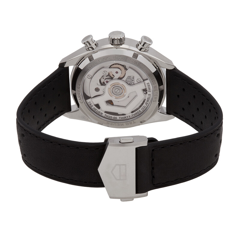 Tag Heuer Carrera Chronograph Automatic Black Dial Men's Watch
