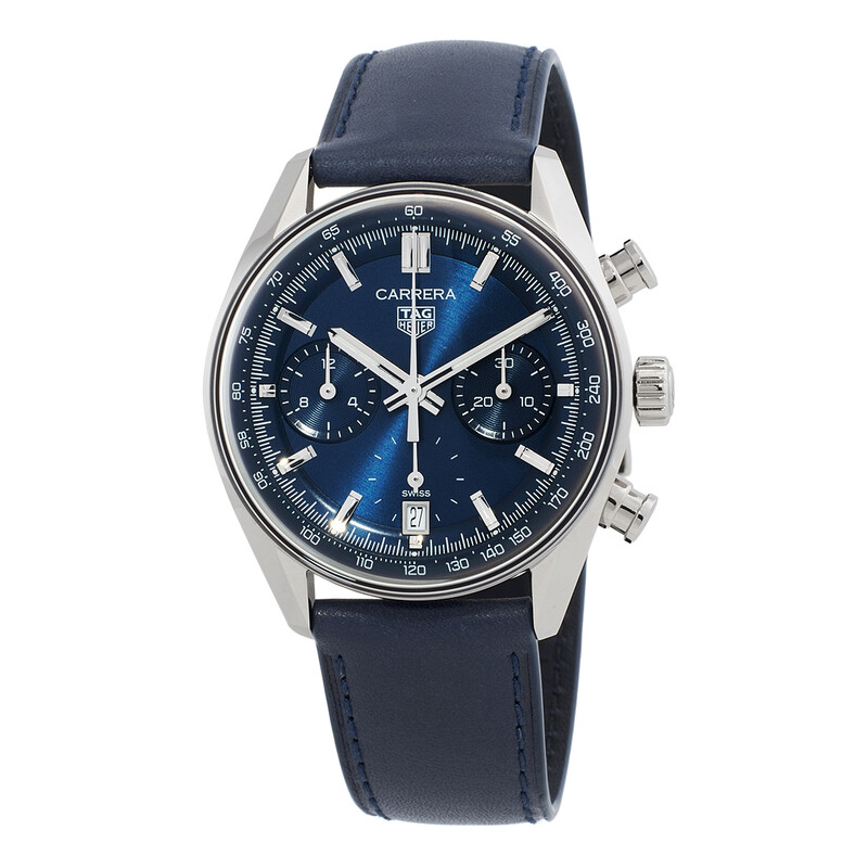 Tag Heuer Carrera Chronograph Automatic Blue Dial Men's Watch