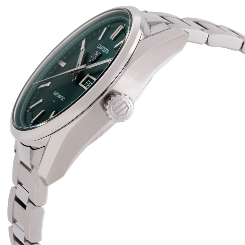 Tag Heuer Carrera Day-Date Automatic Green Dial Watch WDA2115