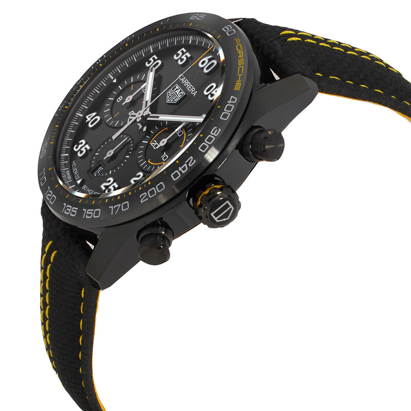 Tag Heuer Carrera X Porsche Chronograph Automatic Black Dial Men's