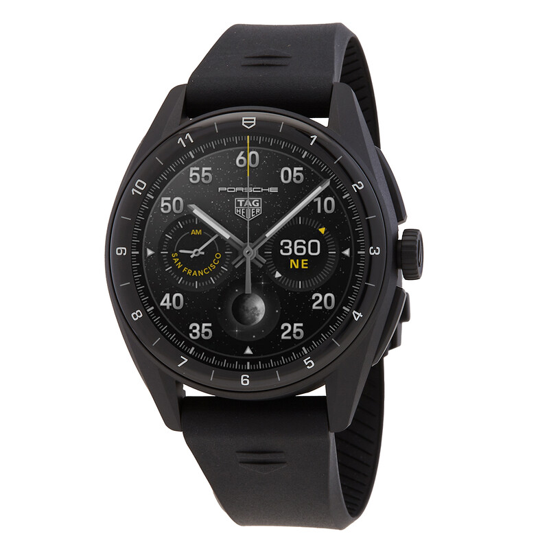 Tag Heuer Connected Calibre E4 Quartz Analog-Digital Black Dial