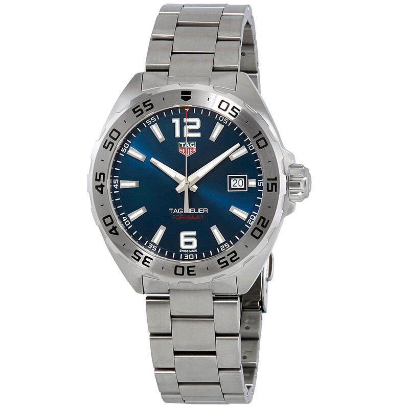 Tag Heuer Formula 1 Blue Dial Stainless Steel Men's Watch WAZ1118