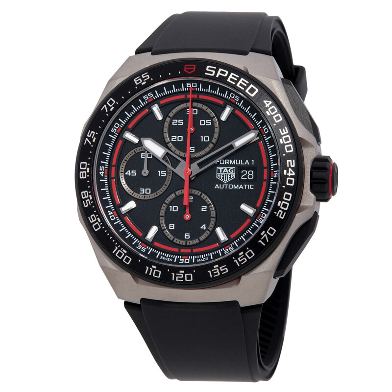Tag Heuer Formula 1 Chronograph Automatic Black Opalin Dial Watch