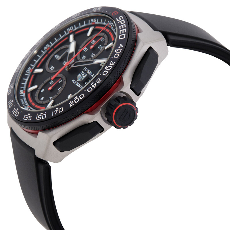 Tag Heuer Formula 1 Chronograph Automatic Black Opalin Dial Watch