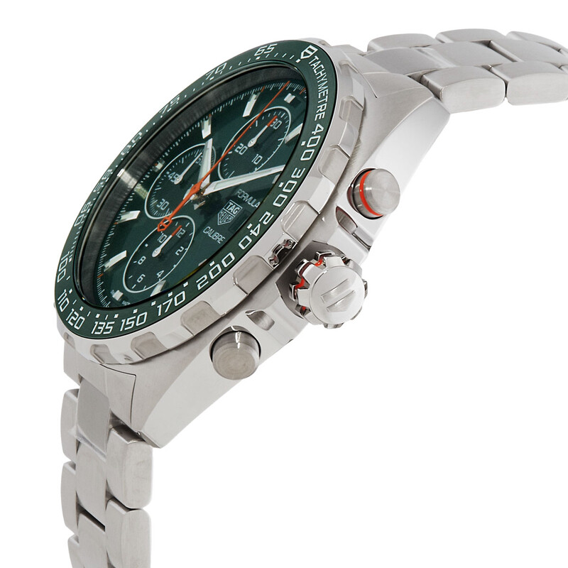 Tag Heuer Formula 1 Chronograph Automatic Green Dial Men's Watch