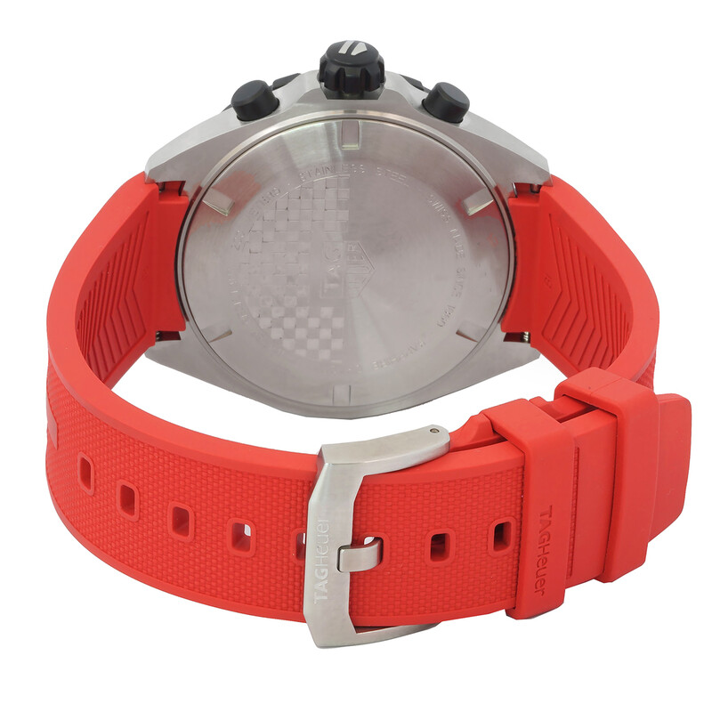 Tag Heuer Formula 1 Chronograph Quartz Red Dial Men's Watch