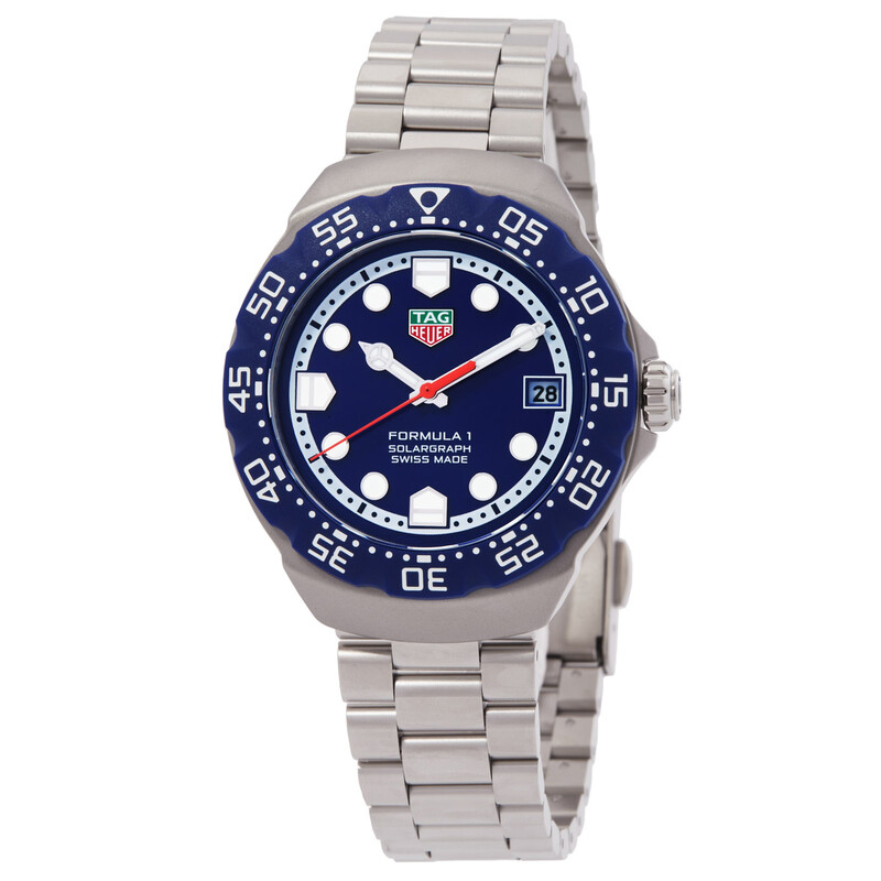 Tag Heuer Formula 1 Solargraph Blue Dial Men's Watch WBY1112